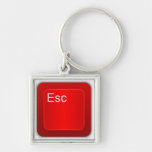 Entweichen-Computer-Knopf Keychain Schlüsselband