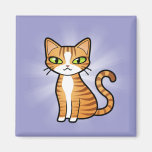 Entwerfen Sie Ihre eigene Cartoon-Katze Magnets