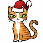Entwerfen Sie Ihre eigene Cartoon-Katze (Weihnacht Photo Figur