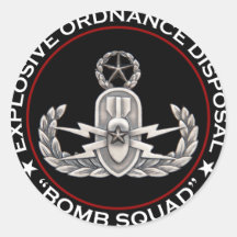 Eod-Meister "Bombengeschwader " Runder Sticker