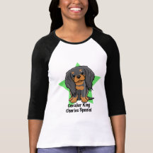 Épagneul cavalier du Roi Charles de l'étoile B&T d T-shirts