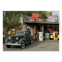 Épicerie générale et station service de l'itinérai cartes de vœux