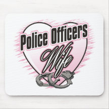 Épouse de policiers tapis de souris