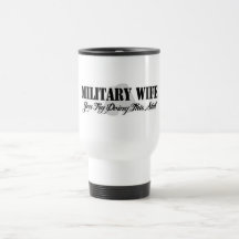 Épouse militaire tasse