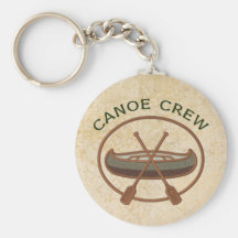 Équipage de canoë porte-clefs