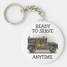 Équipe de choc Hummer Keychain RTSA Porte-clés