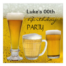 Équipe n'importe quelle bière de boissons de fête  faire-parts
