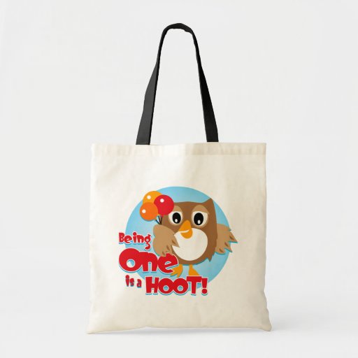 Ęr anniversaire de hibou sac fourre-tout