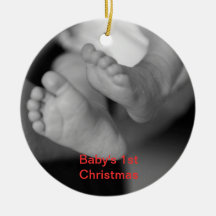 Ęr ornement de Noël du bébé