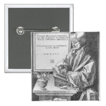 Erasmus von Rotterdam von Rotterdam, 1526 Anstecknadel