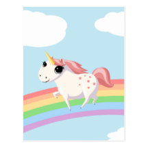 Erdbeere das Einhorn Postkarten