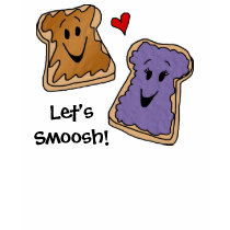 Erdnussbutter und Gelee Smoosh T-Shirt