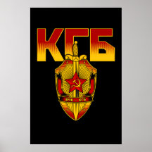 Ère russe de Soviétique d'insigne de KGB Posters