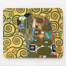 Erfüllung (die Umarmung) durch Gustav Klimt Mousepads