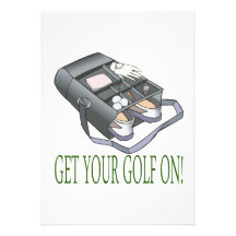 Erhalten Sie Ihr Golf an Einladungskarte