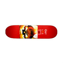 Erhalten Sie in der Linie Gewohnheits-Skateboard
