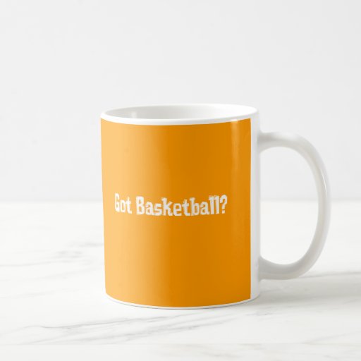 Erhaltene Basketball-Geschenke Kaffee Haferl