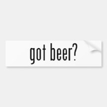 erhaltenes Bier? Autoaufkleber