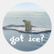 ERHALTENES EIS? RUNDER AUFKLEBER