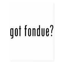 erhaltenes Fondue? Postkarte
