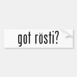 erhaltenes rosti? auto aufkleber