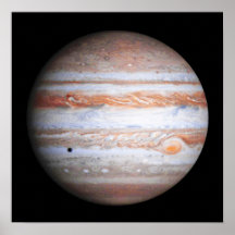 ERHÖHTES Bild der Jupiter Cassini Flyby NASAs Plakatdruck