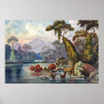 Ernst Haeckel - affiche de rivière de Kelani