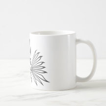 Ernste Löwe-Fische in Schwarzweiss Kaffee Tassen
