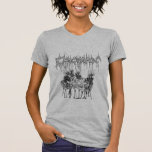 Erschütterungs-rauchendes Skelett-T-Stück t-shirts