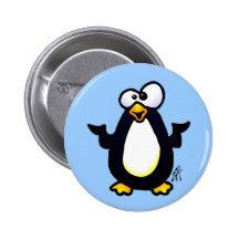 Erwägen des Pinguins Button