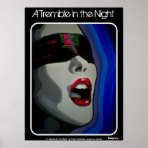"Erzittern in der Nacht" Plakat
