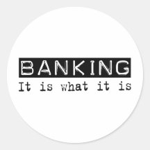 Es ein Bankkonto zu haben ist Runde Sticker