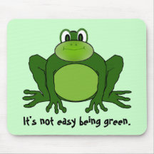 Es ist nicht einfaches Sein grün. - frogpad Mauspads