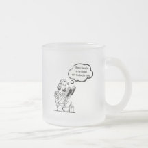 Es war die Ehefrau mit dem Metzger-Messer Kaffeetasse