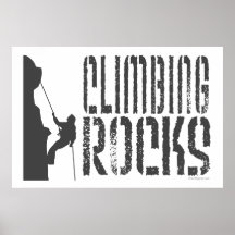 Escalade de roche posters