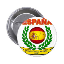 España Campeón Del Mundo 2010 - d11 Buttons
