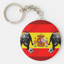 España La Furia Roja futbol Toro-Flagge von Spanie Schlüsselband