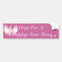 Espoir pour le cancer du sein par bonne année - Cu Adhésif Pour Voiture
