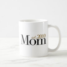 Est 2010 de maman mugs à café