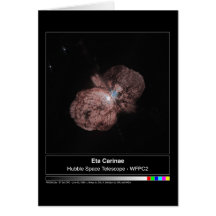 Eta Carinae Hubble Teleskop-Foto Grußkarten