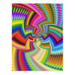 Ethincally flippige Farben Postkarte