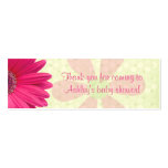 Étiquettes roses de faveur de baby shower de margu modèle de carte de visite