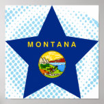 Étoile du Montana Affiches