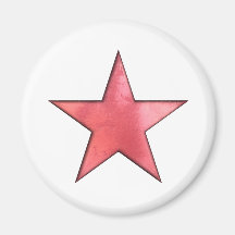 étoile rouge magnets