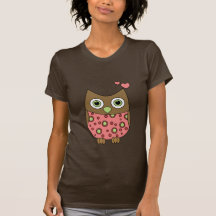 Eule mit Liebe T-shirts