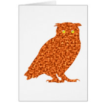 Eule owl grußkarten