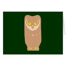 Eule owl karte