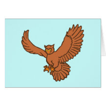 Eule owl karte