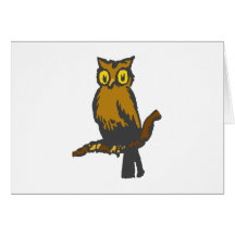 eule owl karten