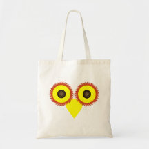 Eule owl leinentasche